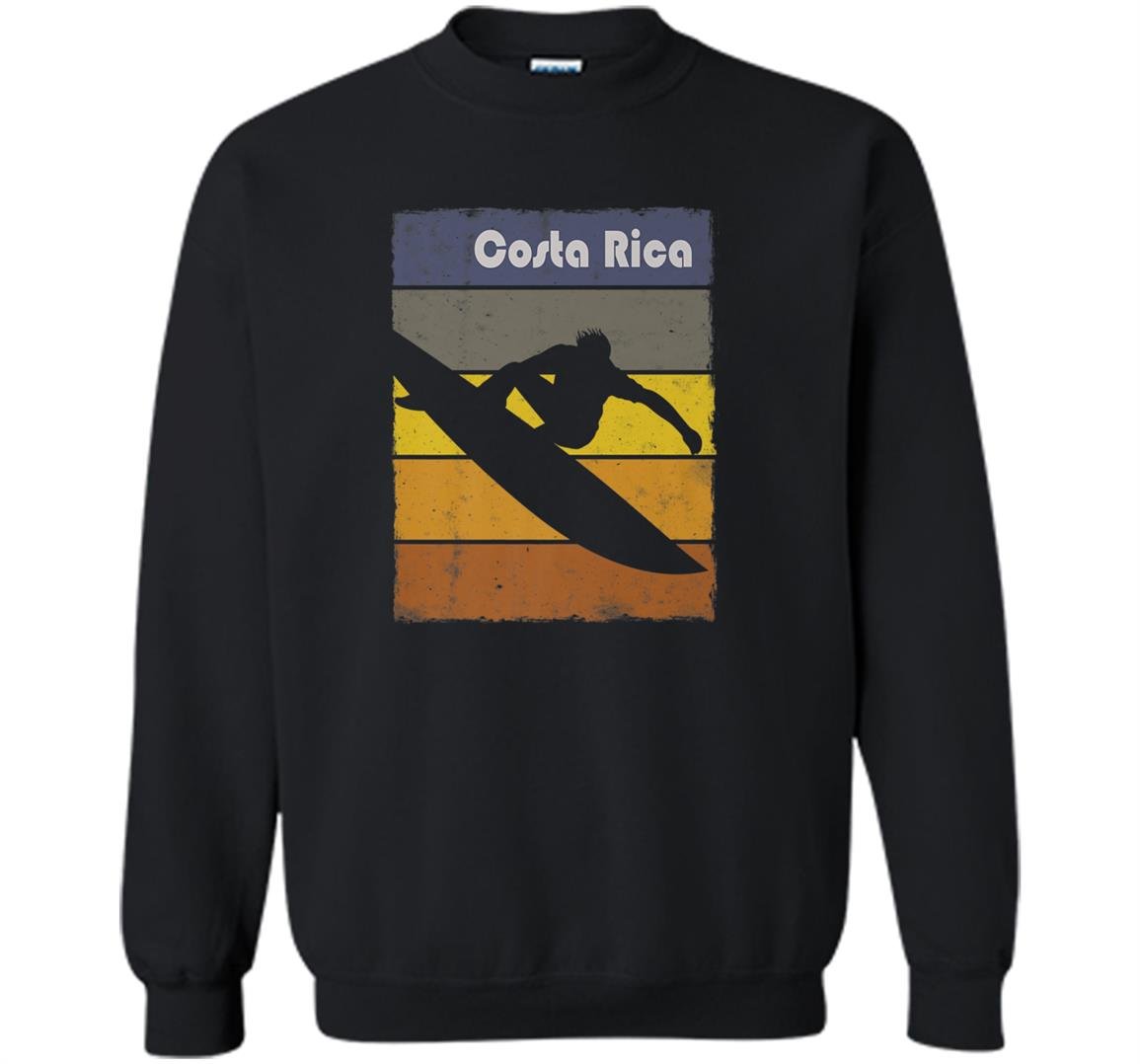 Costa rica surfing lovers beach surf fans Sweatshirt