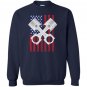 Usa distressed look drag racing Sweatshirt