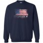 Usa flag rugby american rugby gifts Sweatshirt