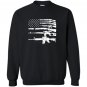 Usa guns weapons flag rifles stripes armed america Sweatshirt