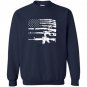 Usa guns weapons flag rifles stripes armed america Sweatshirt