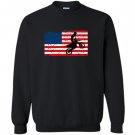 Usa veteran american flag motocross dirtbike vintage Sweatshirt