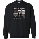 Veterans day stand for the flag kneel for the cross Sweatshirt