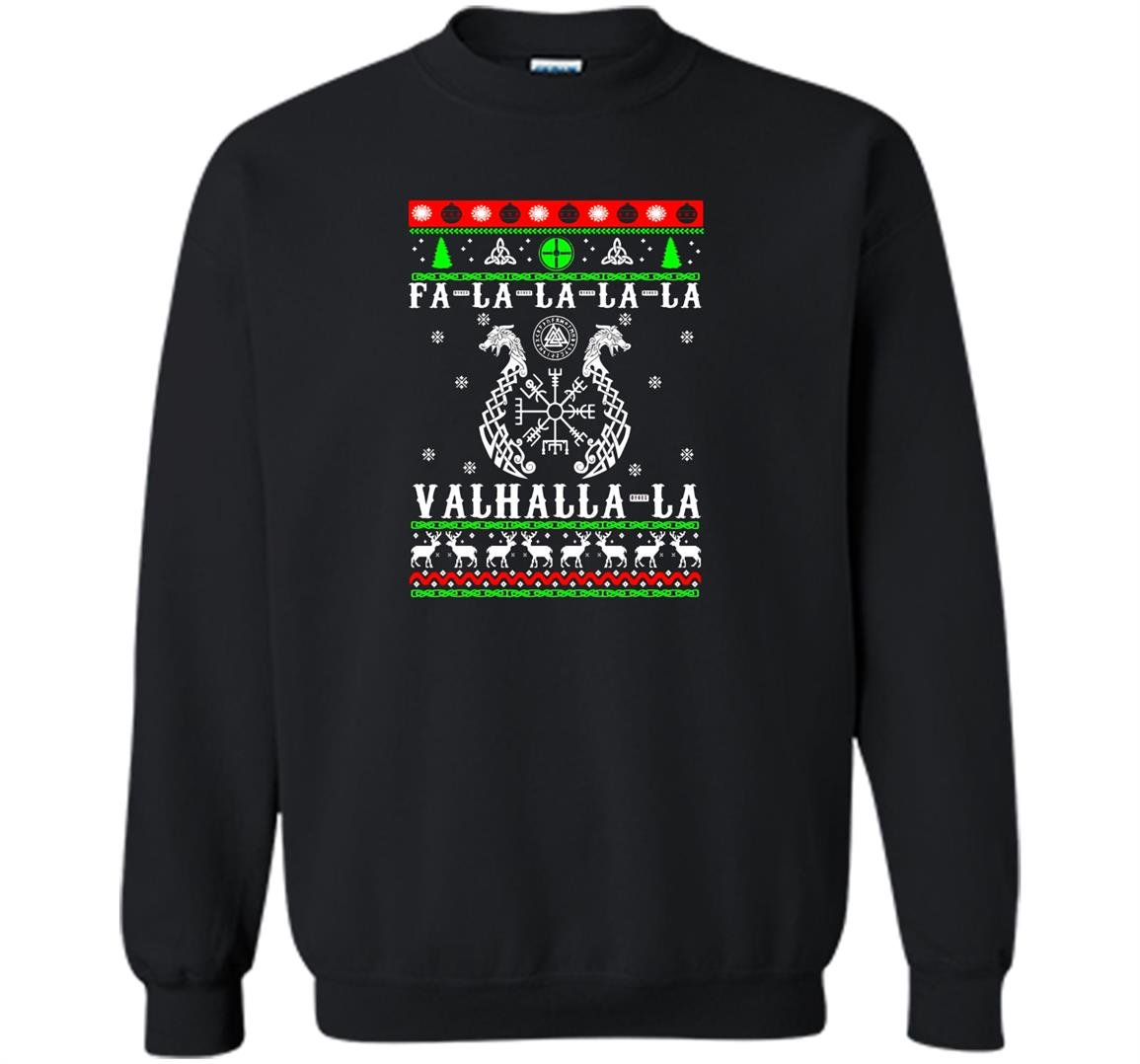 Vikings valhalla viking christmas ugly Sweatshirt