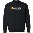 Vintage bitcoin accepted here logo Sweatshirt