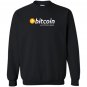 Vintage bitcoin accepted here logo Sweatshirt
