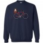 Vintage puppy corgi bicycle cute outdoors biking cycling Sweatshirt