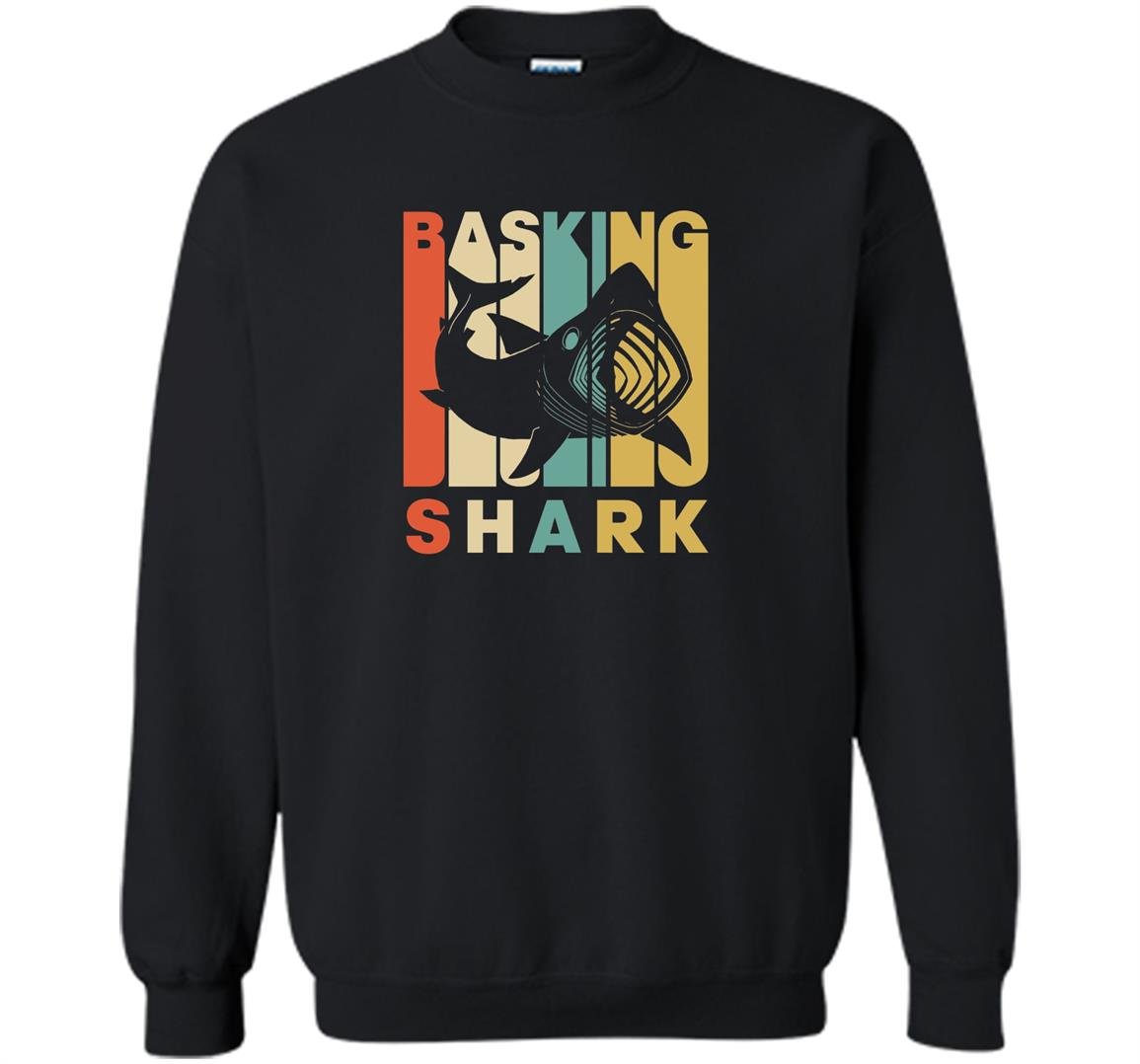 Vintage style basking shark silhouette Sweatshirt