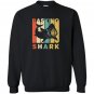 Vintage style basking shark silhouette Sweatshirt