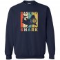 Vintage style basking shark silhouette Sweatshirt