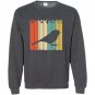 Vintage style chickadee silhouette Sweatshirt