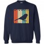 Vintage style chickadee silhouette Sweatshirt