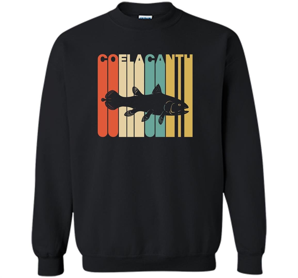 Vintage style coelacanth silhouette Sweatshirt