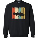 Vintage style coelacanth silhouette Sweatshirt