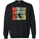 Vintage style water polo silhouette Sweatshirt