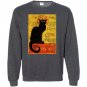 Vintage tournee du chat noir cat halloween Sweatshirt