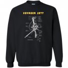 Voyager space probe nasa 1977 mission Sweatshirt