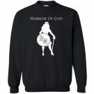 Warrior of god christian armor of god fearless Sweatshirt