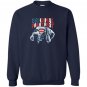 Weimaraner original pawtriot funny july 4th Sweatshirt