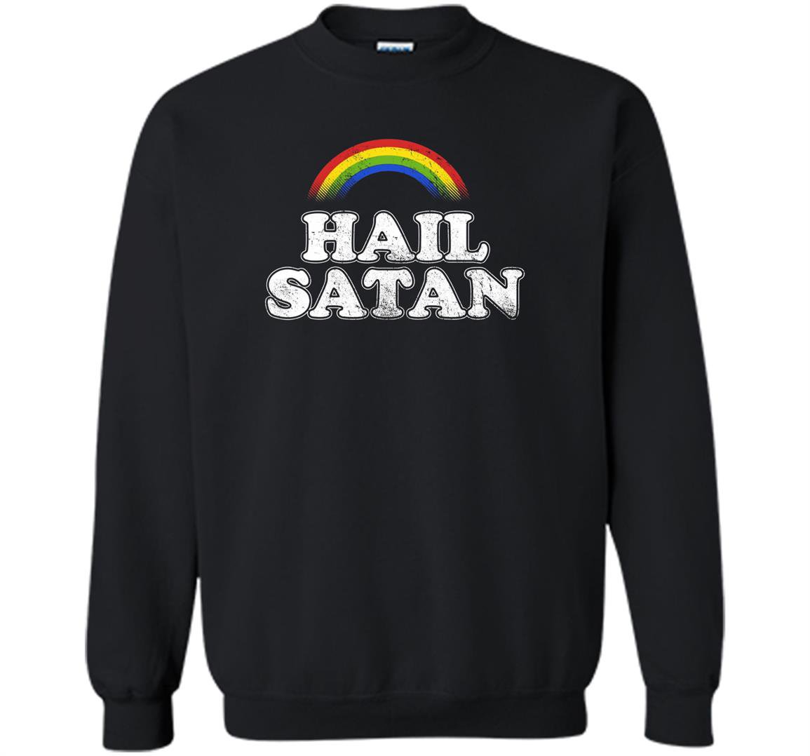 Satan ironic rainbow Sweatshirt