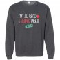 Valentines day heather Sweatshirt