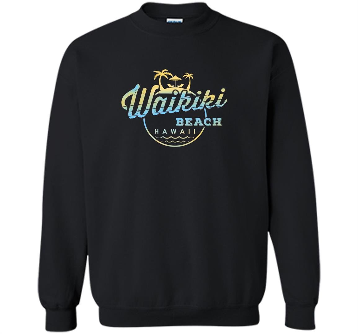 Waikiki hawaii purple Sweatshirt
