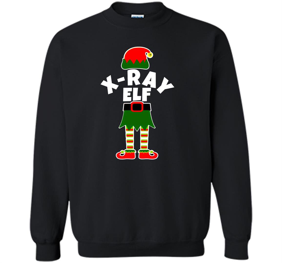 X-ray elf christmas x-ray technologist rad tech xray Sweatshirt