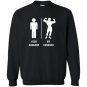 Your husband my husband funny bodybuilder Sweatshirt