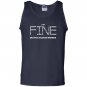 Im fine multiple sclerosis warrior Tank Top