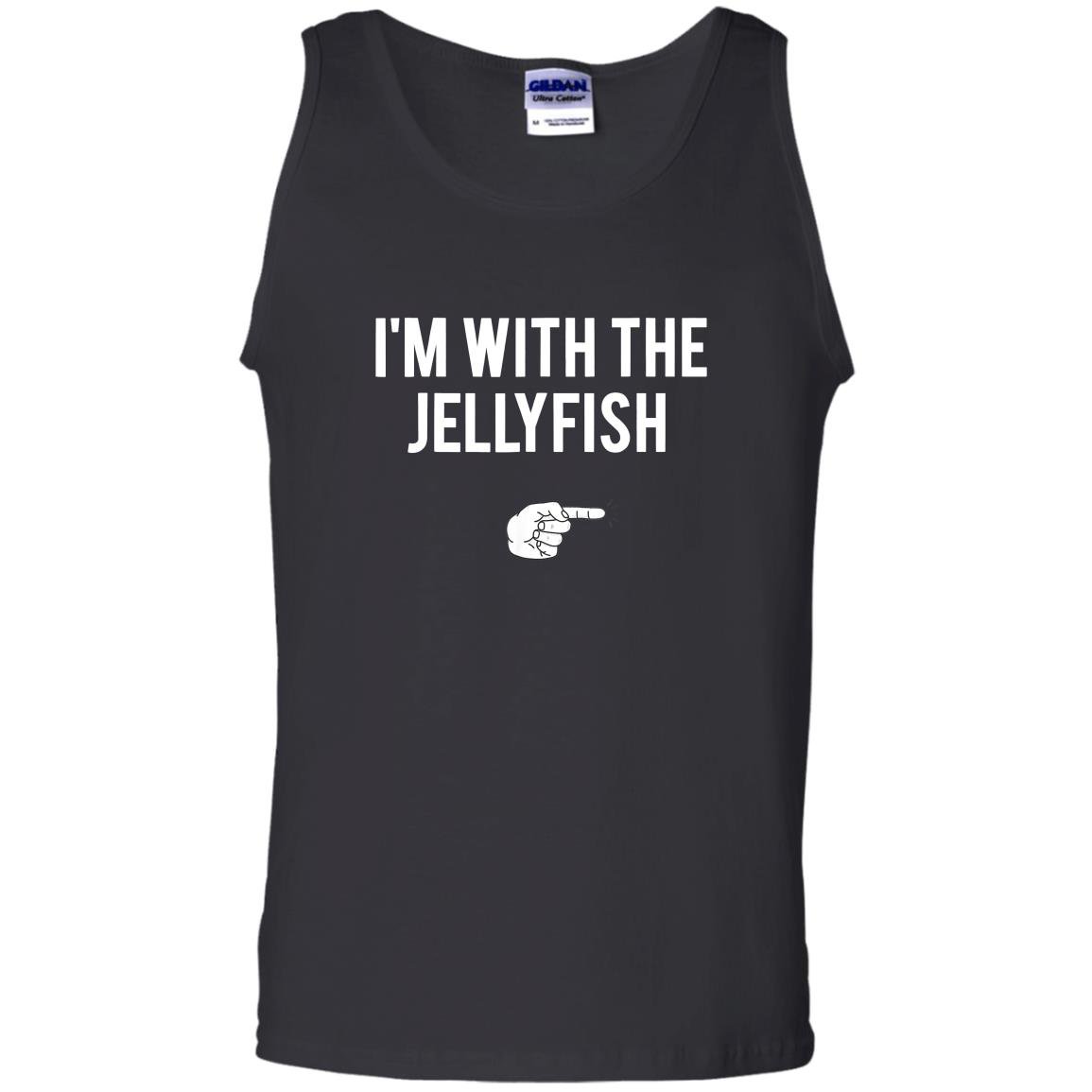 Im with jellyfish halloween costume funny couples Tank Top