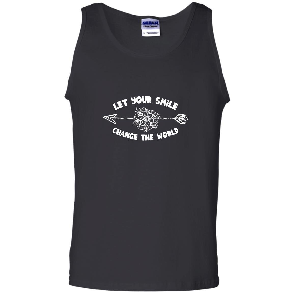 Inspirational let your smile change the world Tank Top