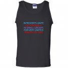 Introverts unite occasionally in small groups funny Tank Top