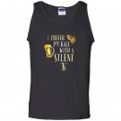 I prefer my kale with a silent k funny beer lover Tank Top