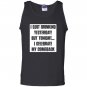 I quit drinking yesterday but tonight i celebrate my comebac Tank Top
