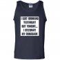 I quit drinking yesterday but tonight i celebrate my comebac Tank Top