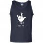 I really love you american sign language asl Tank Top