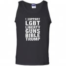 I support liberty guns bible trump funny Tank Top