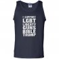 I support liberty guns bible trump funny Tank Top