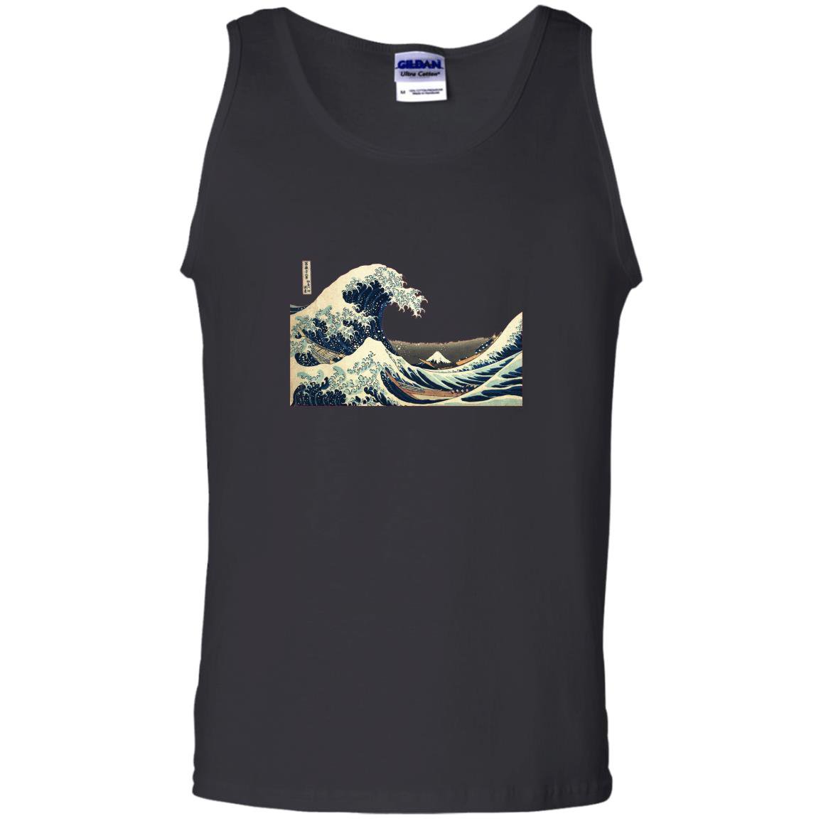 Japanese the great wave off kanagawa vintage art Tank Top