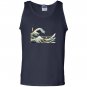 Japanese the great wave off kanagawa vintage art Tank Top
