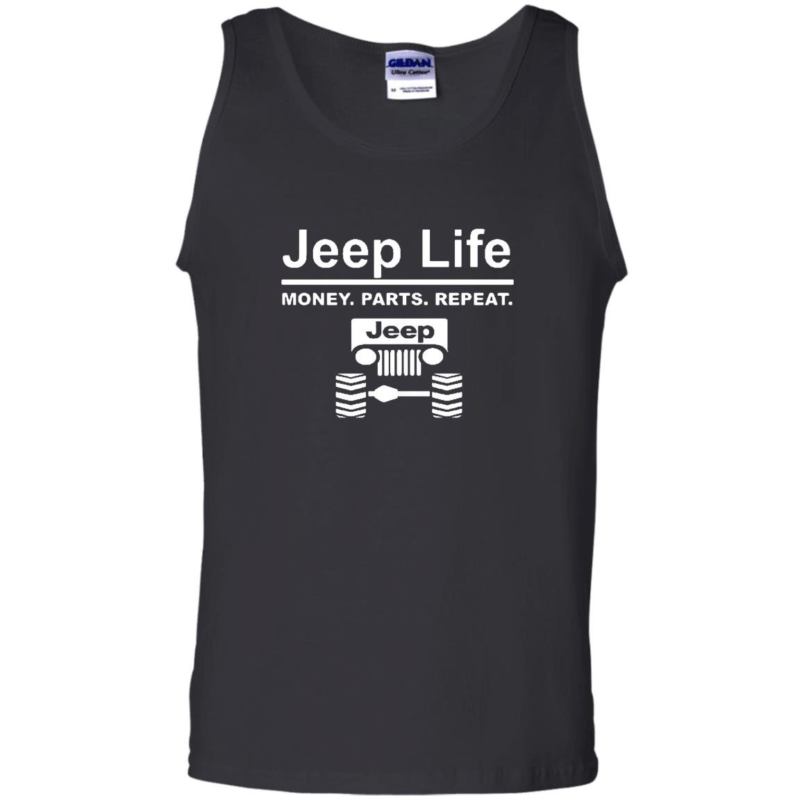 Jeep life money parts repeat Tank Top