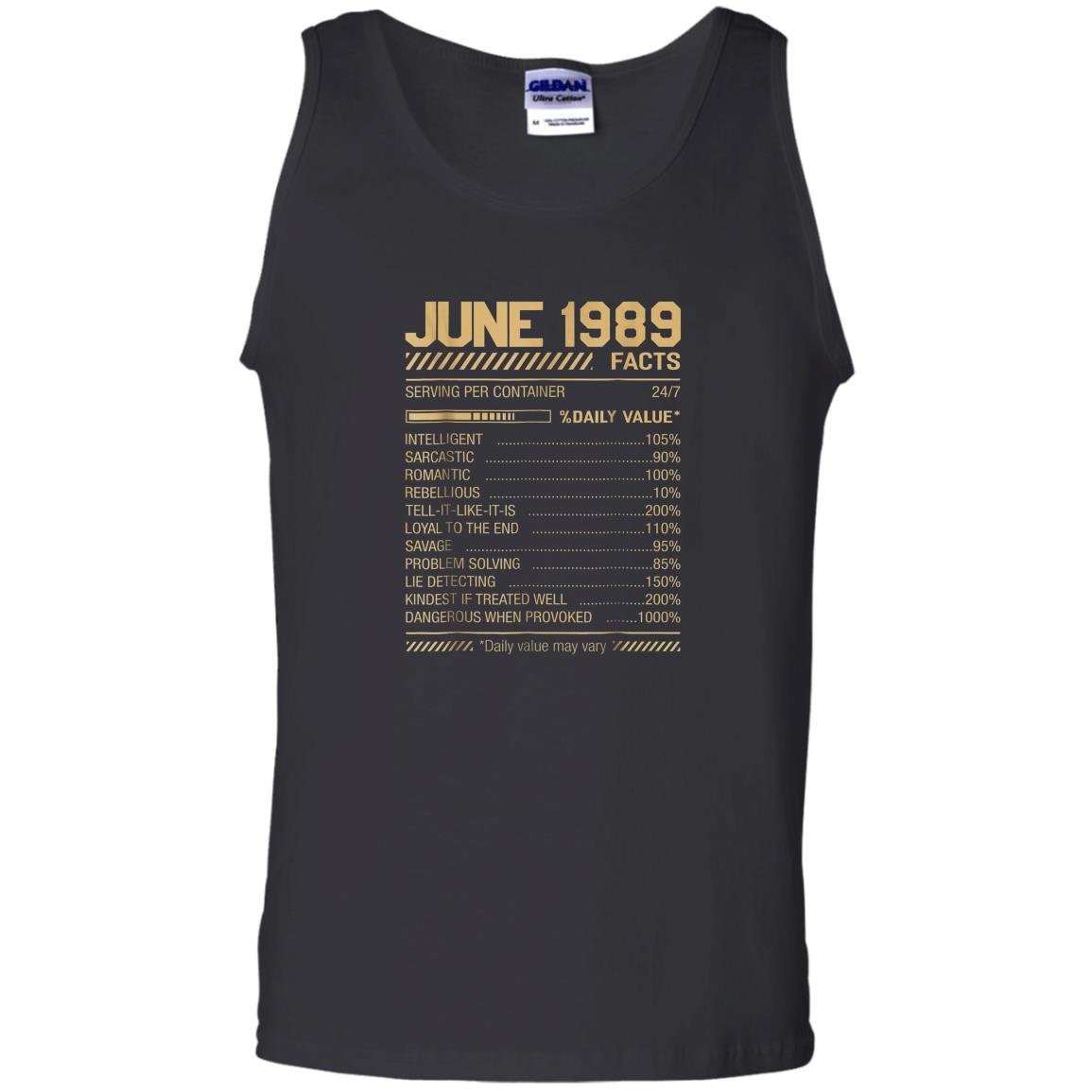 June 1989 facts funny facts Tank Top