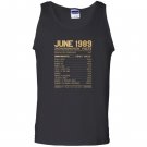 June 1989 facts funny facts Tank Top