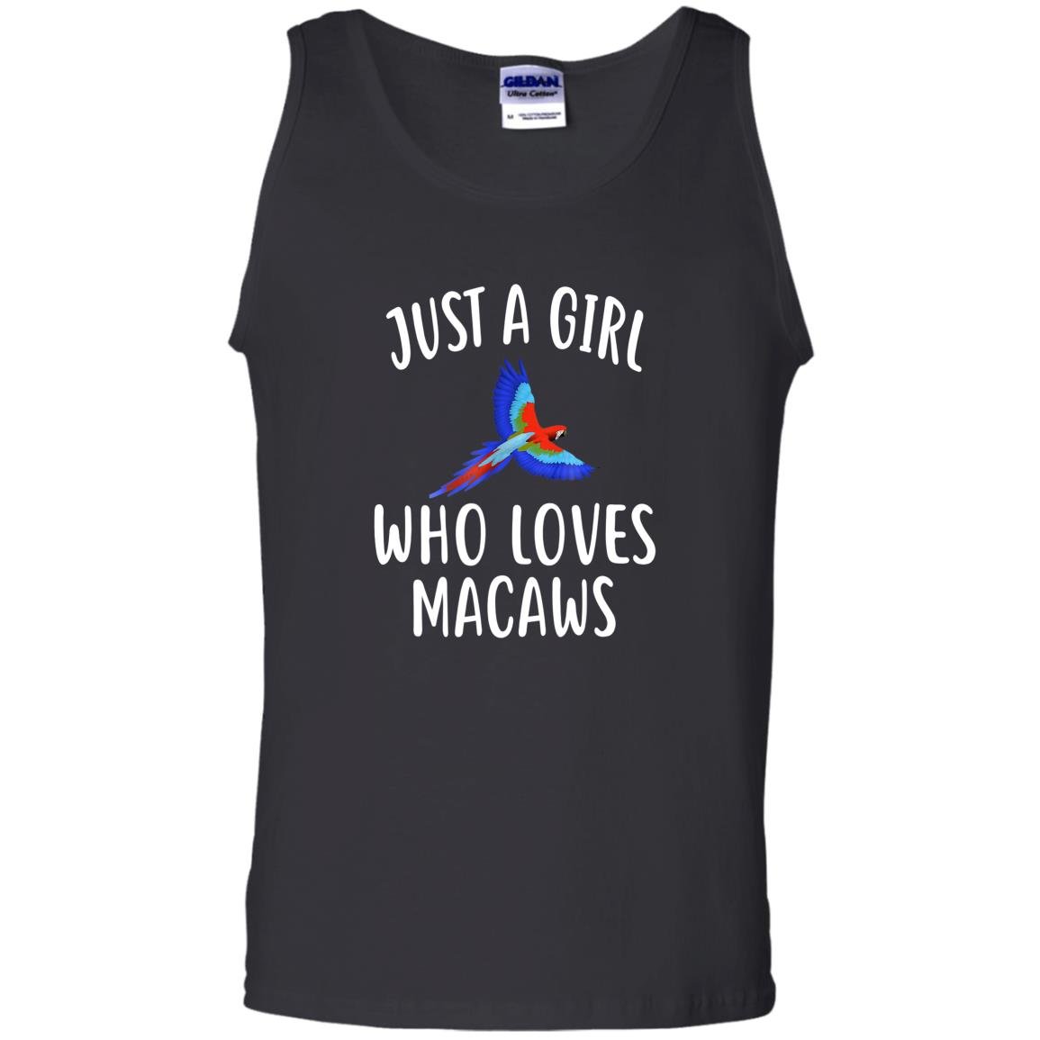 Just who loves macaws funny macaw Tank Top