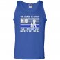 K9 police he barks funny thin line Tank Top