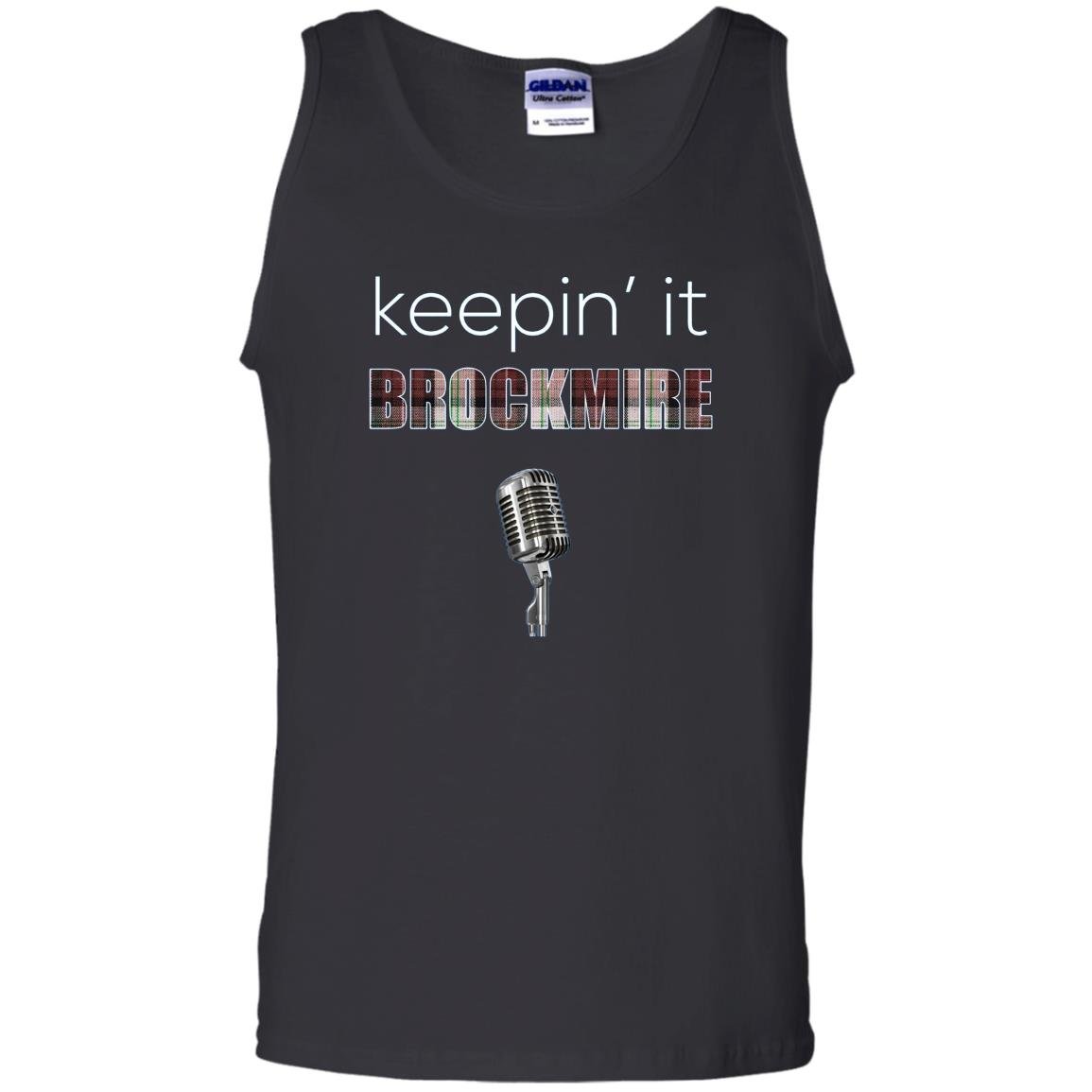 Keepin it brockmire funny plaid baseball Tank Top