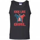 Kick like funny karate battle kickboxing Tank Top