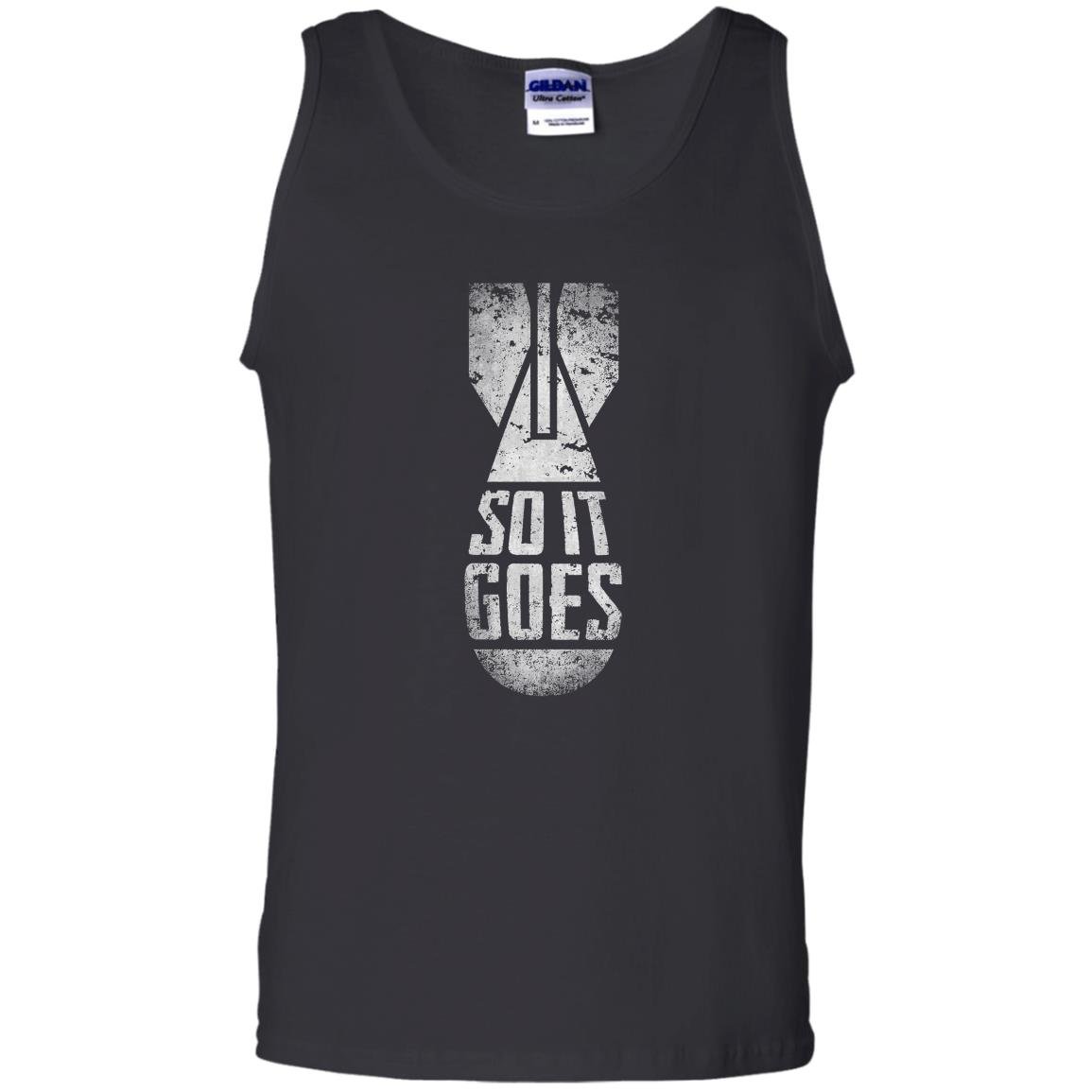 Kurt vonnegut so it goes bomb Tank Top