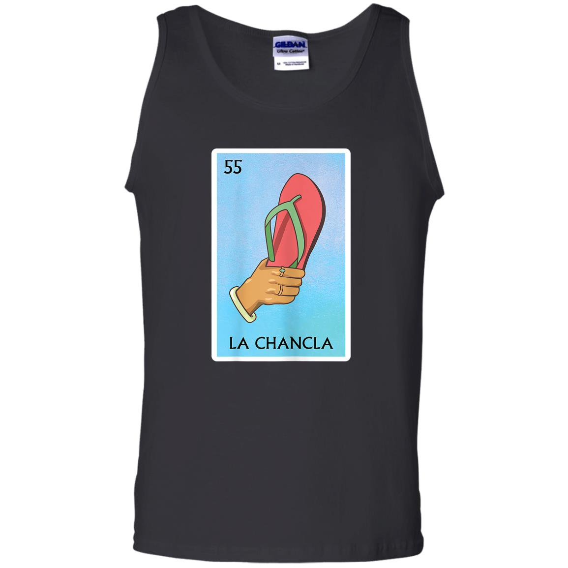 La chancla funny mexico loteria card Tank Top