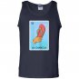 La chancla funny mexico loteria card Tank Top